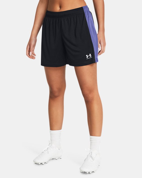 Women's UA Challenger Knit Shorts, Black, pdpMainDesktop image number 0